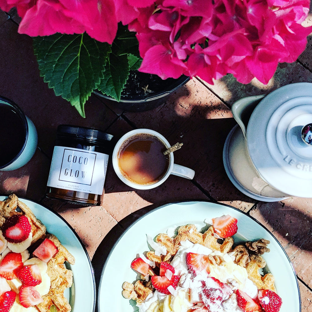 Easy Vegan Oat Waffles with Maca